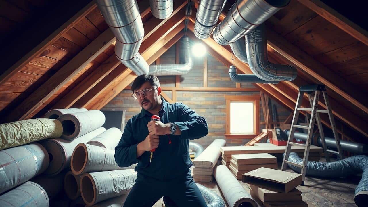 What is a common mistake in ductwork installation?